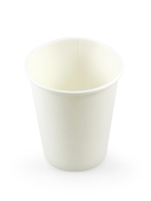 8oz White Paper Coffee Cups