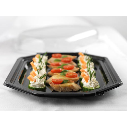 Large Clear Octagonal Catering Platter Base