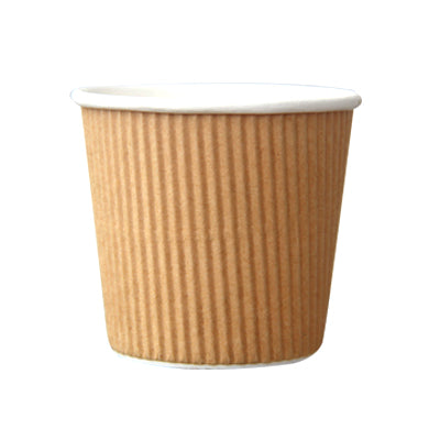 4oz Kraft Ripple Coffee Cup