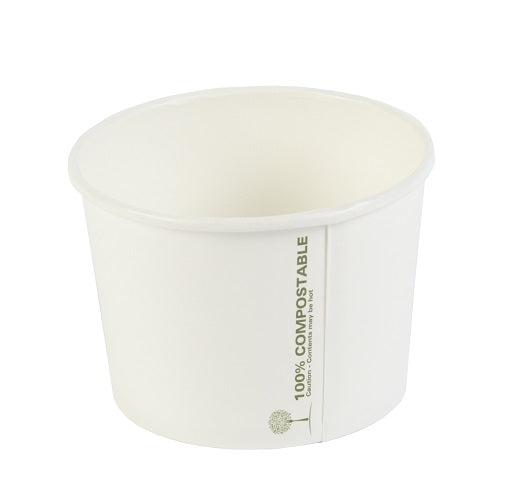 8oz Compostable Soup Cups - GM Packaging (UK) Ltd