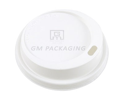 8oz/9oz White Plastic Sip Coffee Cup Lid