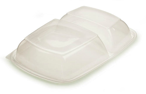 2 Compartment PP Lid to fit Microwave Container