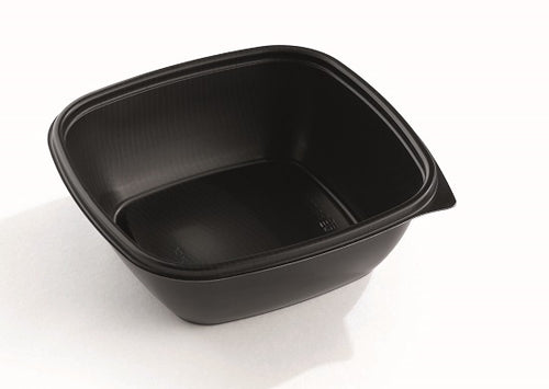 750ml Square Black Microwave Bowls