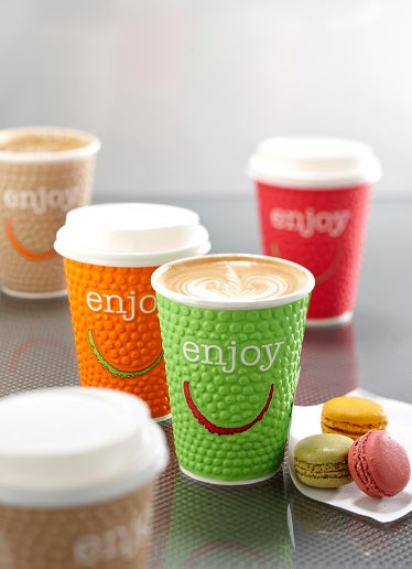 16oz Enjoy Coffee Paper Cups - GM Packaging (UK) Ltd