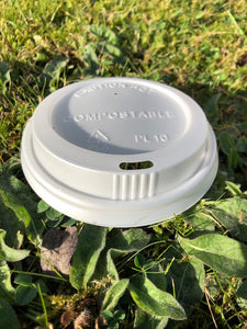 90mm compostable coffee lids - GM Packaging UK Ltd