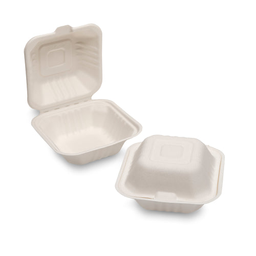 Biodegradable Bagasse Burger Boxes