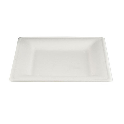 10 inch Square Sugarcane Plates