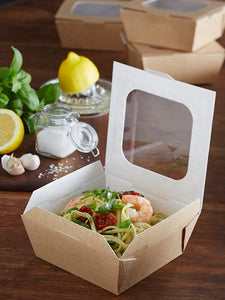 26.4oz carry-out box with window - GM Packaging (UK) Ltd