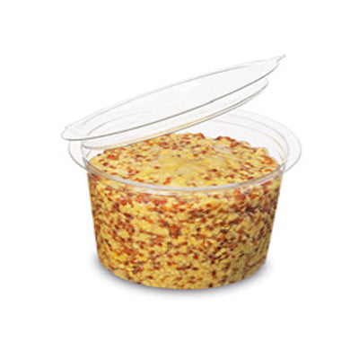 100ml Round Dip Pot with Hinged Lid - GM Packaging (UK) Ltd