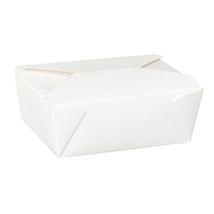White paper food boxes #8