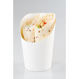 White Paper Snack Cup