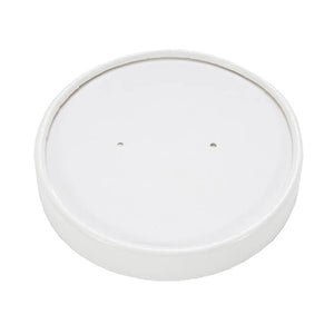 White Paper Vented Soup Lid