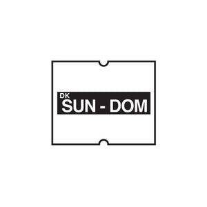 Black (Sunday) Permanent Labels for DM4 Gun - GM Packaging (UK) Ltd