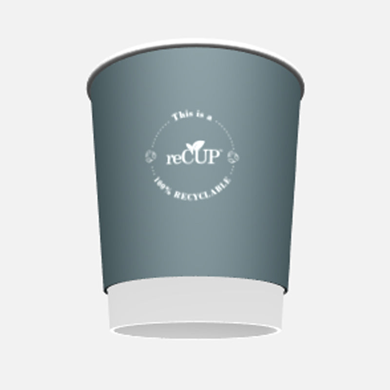 12oz reCups GREY Coffee Cups - GM Packaging UK Ltd