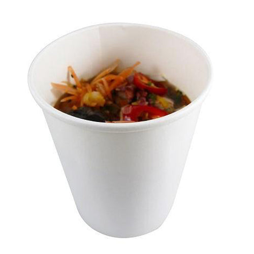 32oz White Paper Soup Containers