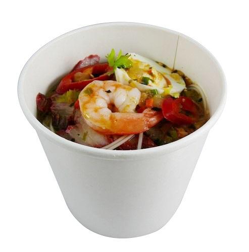 26oz White Paper Soup Containers - GM Packaging (UK) Ltd