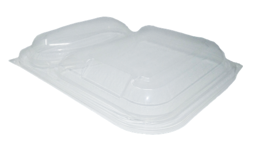 PP HDD Lid to fit 2 Cavity Microwave Containers - GM Packaging (UK) Ltd