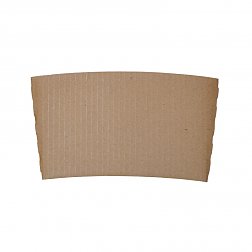 Large Kraft Cardboard coffee cups sleeves - GM Packaging (UK) Ltd 