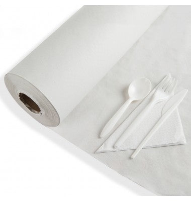 White Paper Banquet Roll