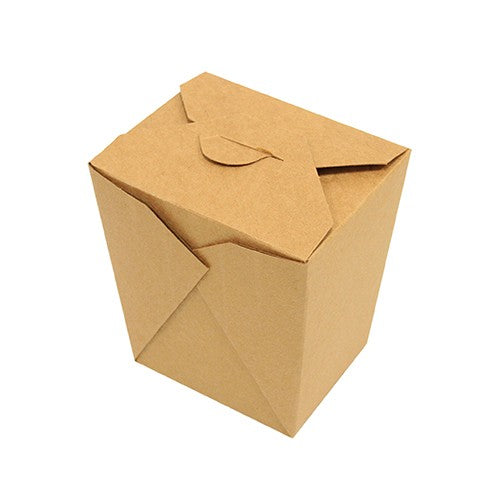 32oz Square Kraft Food Pots  - GM Packaging UK Ltd