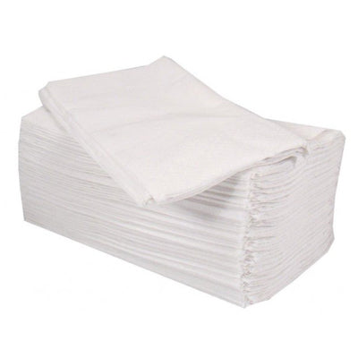 33cm 2Ply 8 Fold White Napkins