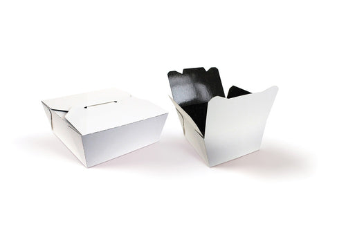 Black and White Large Food Boxes
