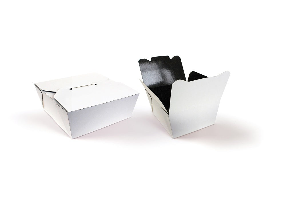 Black and White Large Food Boxes - GM Packaging UK Ltd