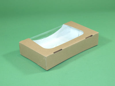 Kraft Cake Full Window Box - GM Packaging (UK) Ltd 