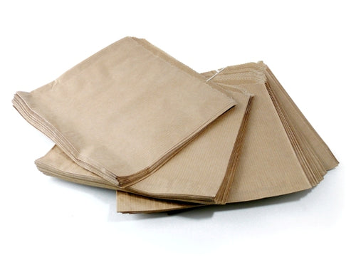 10 x 10 Large Brown Strung Paper Bags