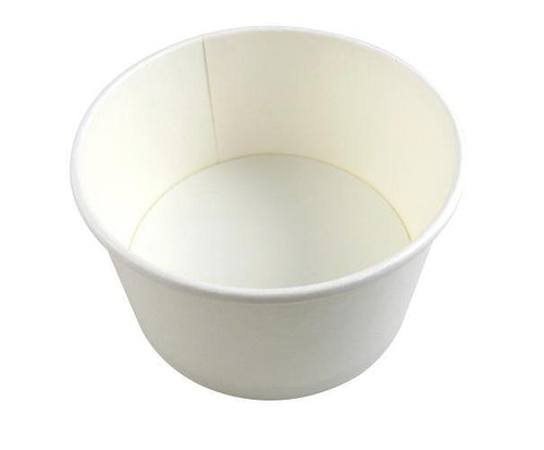 8oz White Paper Soup Cups