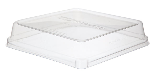 8" Square  WorldView™ PLA Lid - GM Packaging (UK) Ltd