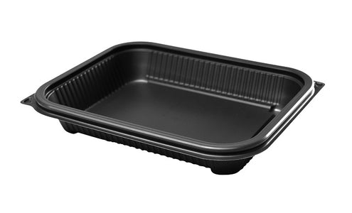 650ml Delux Rectangular Gry Microwave Containers - GM Packaging (UK) Ltd