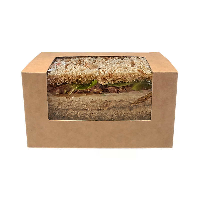 Kraft Bloomer Sandwich Box - GM Packaging (UK) Ltd 