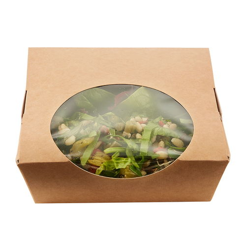 Small Brown Kraft Paper Salad Boxes
