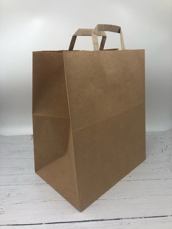 Extra Large Kraft Patisserie Carrier Bags