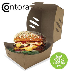 Contora Large Burger Box - GM Packaging (UK) Ltd 