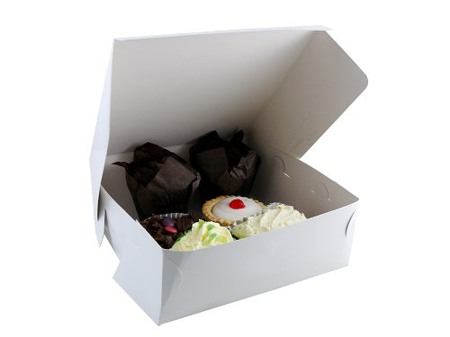 11 x 11 x 4 inch Folding Cake Box - GM Packaging (UK) Ltd