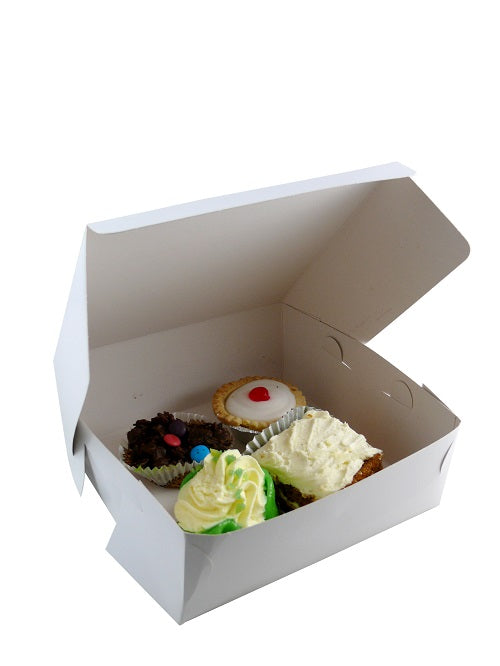 8 x 8 x 3" Quick Service Cake Boxes - GM Packaging (UK) Ltd