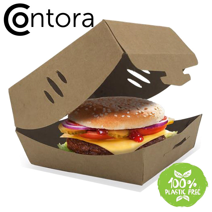 Contora Standard Burger Box - GM Packaging (UK) Ltd 