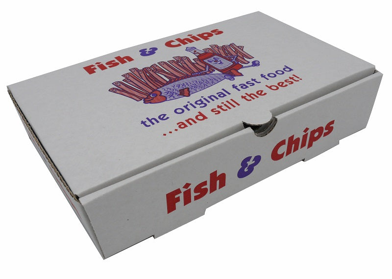Fish and Chips takeaway box - GM Packaging UK Ltd