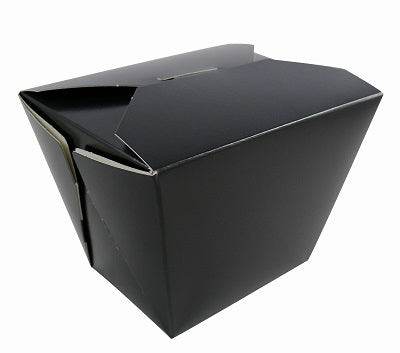 750ml Black Cardboard Food Box
